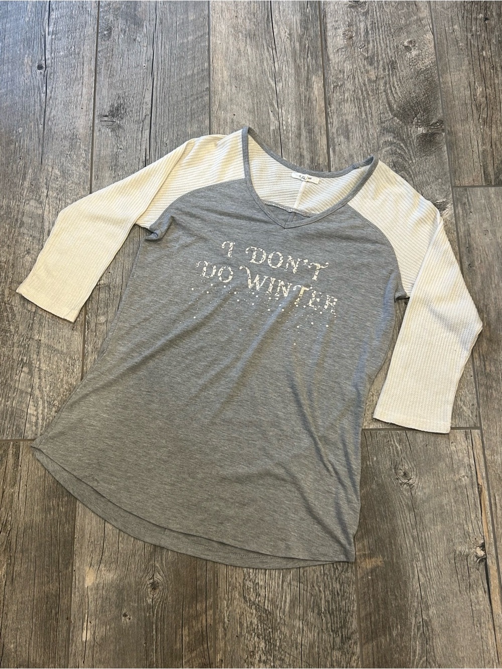 Maurices funny winter long Sleeve Women's Top - 'I Don't Do Winter'